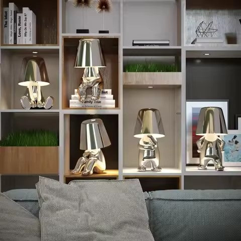 Little golden men tafellamp